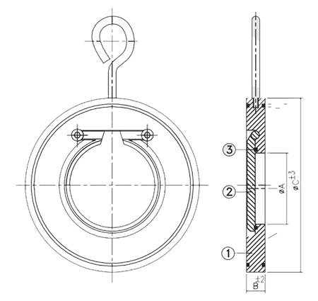 Wafer Check Valve Diagram